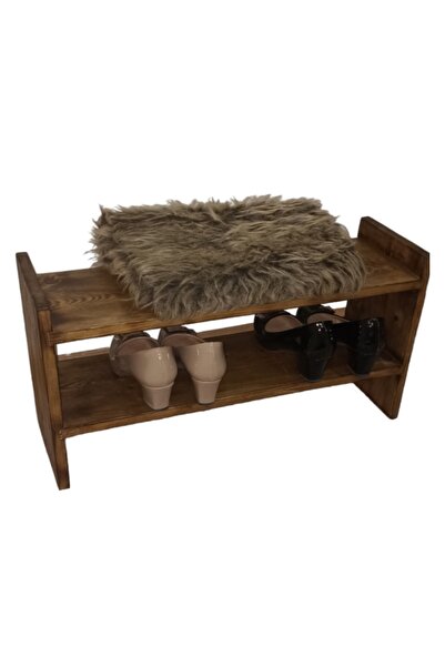 AHSAPİSCİLİK Doğal Ahşap Ayakkabılık Dresuar Hol