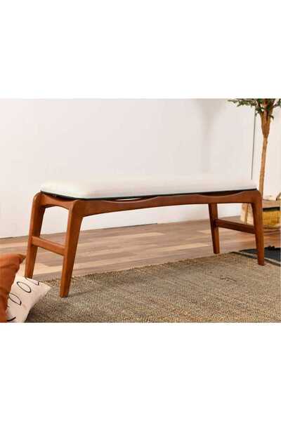 VOWTURKEY Touch Iskandinav El Işçiliği Gürgen Iskelet bench 110 cm