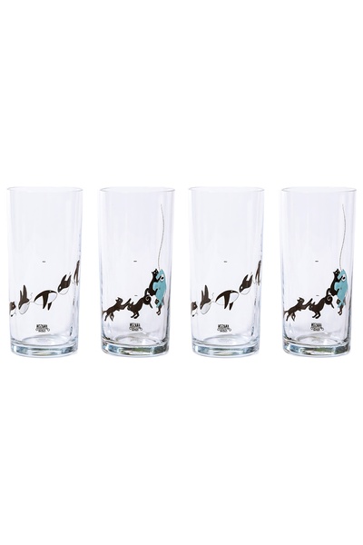 Anason İşleri Gizem Güvendağ Mixed Rack Glass Set of 4