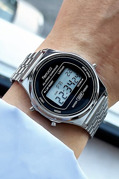 Ferrucci Function Steel Strap Silver Men's Wristwatch Bracelet Gift Wlg1054