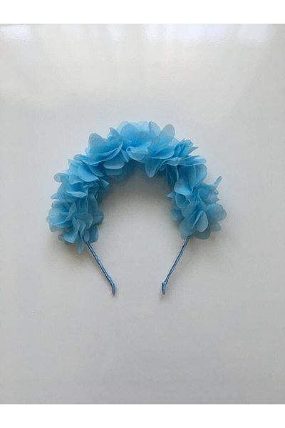 Almila Aksesuar Coroana de maternitate florală Coroana de petrecere Albastru – Coroană – Coroană