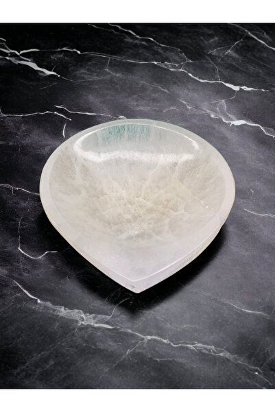 DOĞAL TAŞ CENNETİ Selenit DAMLA Kase Arındırma Taşı(ASA)(SERTİFİKALI)