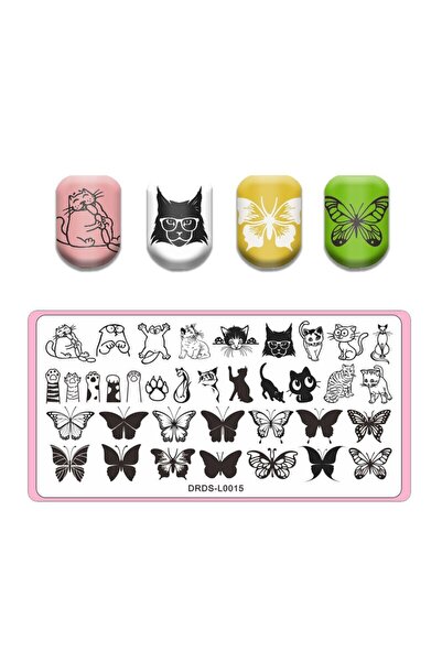 Finger Angel Tırnak Plaka Stamping / Tirnak Süsleme Plakası