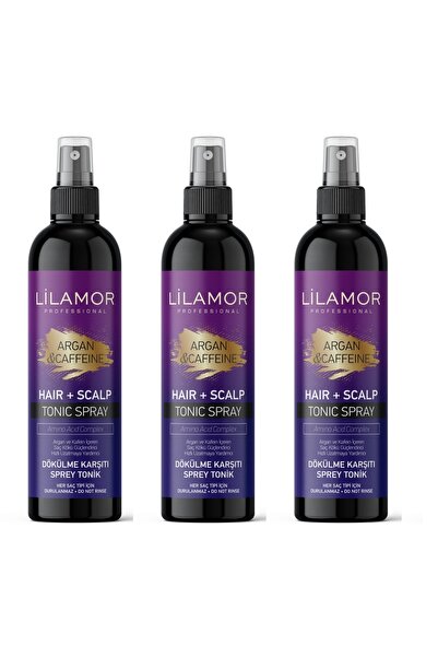 Lilamor Argan&Kafein Saç Kökü Güçlendirici Dökülme Karşıtı Hızlı Uzamaya Yard...