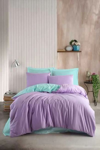 Bayev Σετ Παπλωματοθήκης Harmony Trendy Lilac-Mint