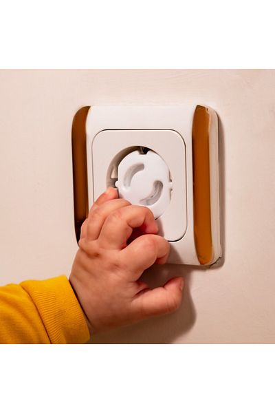Baby Lock 6 Pcs Socket Covers, Socket Protector Safety Lock Child Safety