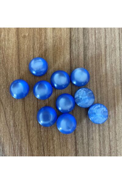 Öztürk زر بيرليسسينت نصف لؤلؤي 1.3 سم، عبوة من 10 قطع