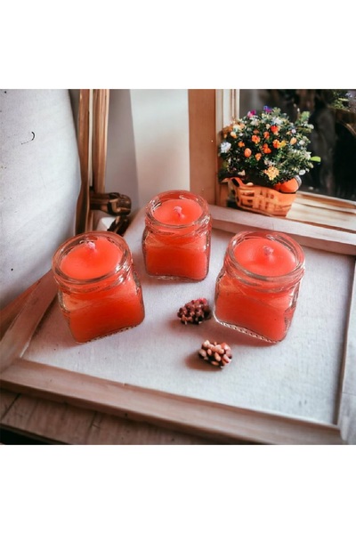 ARALMİNİAVM 3'lü Bumbum Özel El Yapımı Mini Boy Paçuli Kokulu Mum