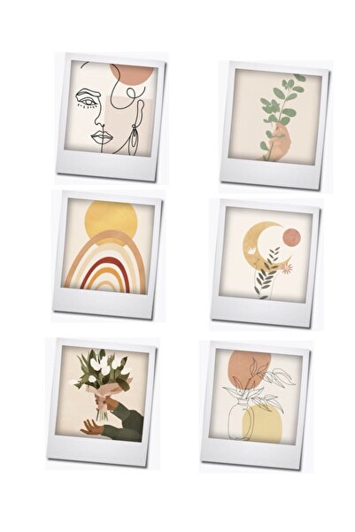 Express Magnet Buzdolabı Magneti 6'lı Minimalist Seri