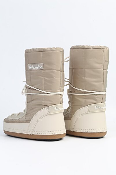 Benetton ® | BN-50086 - 3831 Μπεζ - Γυναικείες Μπότες