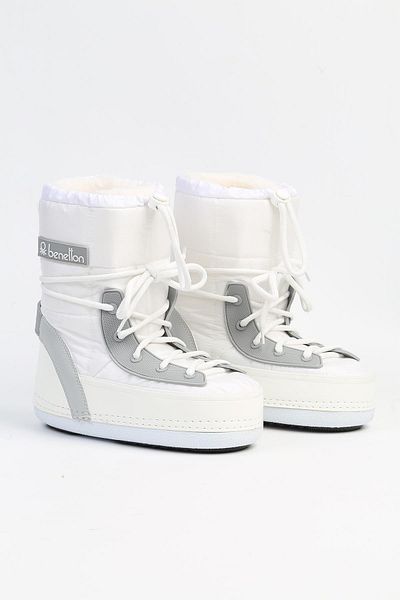 Benetton ® |   BN-50085 - 3831 Λευκό - Γυναικείες Μπότες