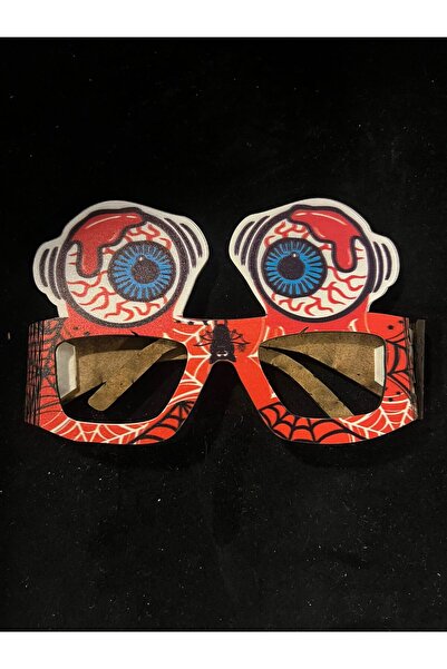 Happyland Halloween Eye Model Wooden Party Glasses Without Glass Wooden Halloween Glasses