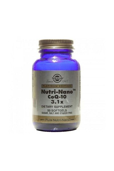 Solgar Nutri-Nano Coq-10 3.1X50 Capsules