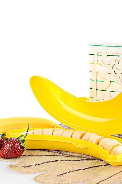 Titiz Banana Shaped Storage Container 500 ml 2 Pieces