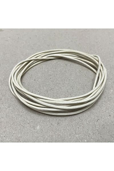 ipekbazaar DIY Bracelet Leather String, 1.5mm x 2 meters Genuine Leather Bracelet Necklace Accessory String, Bracelet Leather Rope