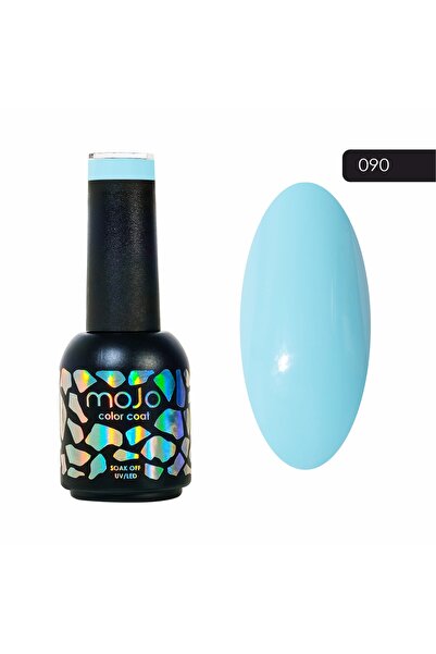 MOJO Kalıcı Oje Mavi M090 8 ml Profesyonel Manikür İçin 4 Hafta Kalıcılık Yük...
