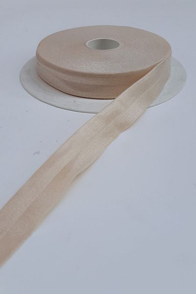 Hobigram Decorative Stripe Beige Elastic Hair Band 1.5cm – Decorative Stripe, Stylish Design, Women's Accessory – Deko