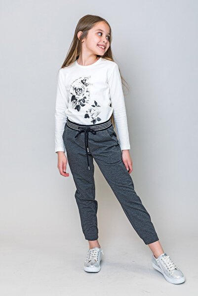 incity Girl's Glitter Stripe Detailed Sweatpants