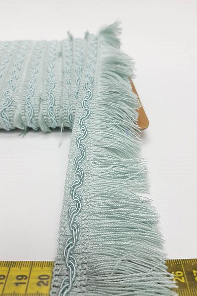 Hobigram Διακοσμητική κορδέλα Mint Green Rope Tassel Fringe Ribbon 5 cm – Διακοσμητική κορδέλα, κομψό σχέδιο – Διακοσμητική κορδέλα