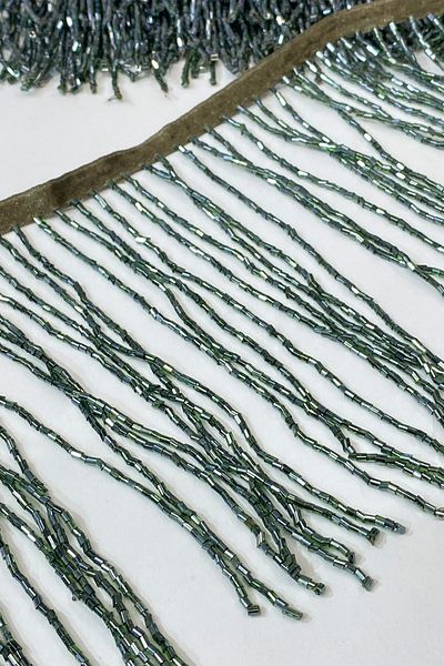 Hobigram Decorative Ribbon Petrol Green Beaded 15 cm Fringe Tassel – Decorative Ribbon, Stylish Design – Dekorati