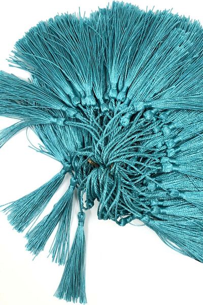 Hobigram Διακοσμητική Κορδέλα Water Green Imported Tassel 6 cm 100 Pieces – Διακοσμητική κορδέλα, Κομψό Σχέδιο, Γυναικείο Αξεσουάρ