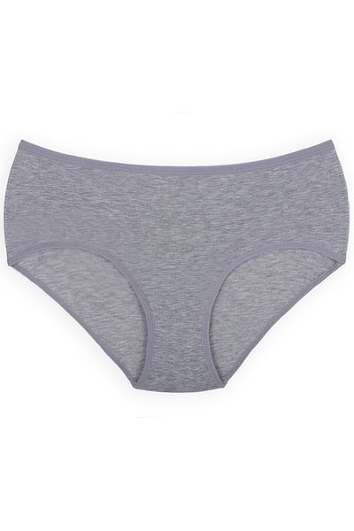 Humaone Chiloți din bumbac cu tăietură largă din Lycra, gri, 5 piese Bt1-d33