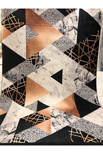 Padişah İstanbul 2244 Üst Kalite Kaymaz Deri Taban Tay Tüyü Yıkanabilir Dijital Baskı Halı