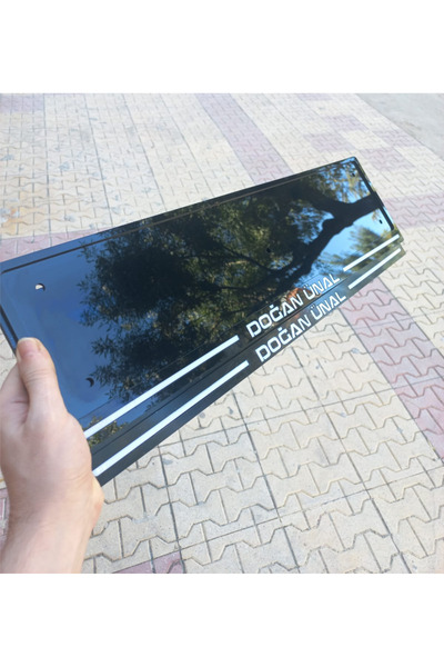 Nar Promosyon Pleksi Plakalık Takım 2 Ad. - App ve Normal Plaka İçin Alt Üst Pleksi Plakalık - Tüm Araçlara Uyumlu
