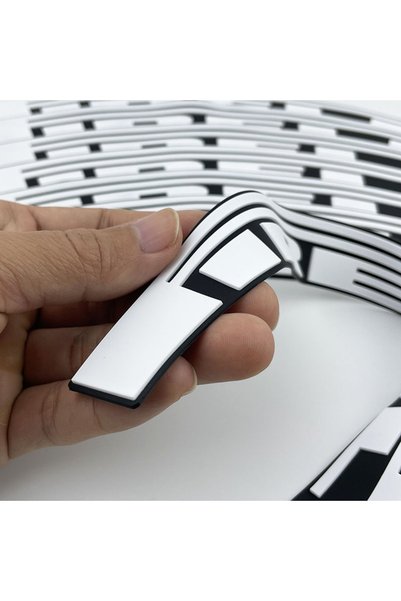 bombtire Bridgestone Tire Lettering Motorcycle & Vehicle 3d Auto Sticker New Model Embossed Lettering 2.5 cm
