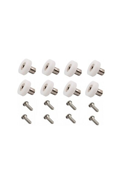 SAYRA Çermikler Bella Pleksi Düz Duşakabin Tekeri 8'li