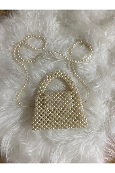 SAMSA Inci Çanta Boncuk Çanta Incili Çanta