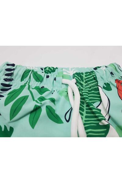 RÜYA BEBE STORE Paw Patrol Printed 100% Cotton Unisex Children's Shorts Set Ecru