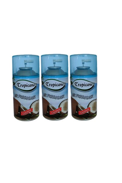 Tropicana Air Freshener Bahar Oda Kokusu Coconut Hindistan Ceviz Otomatik Spr...