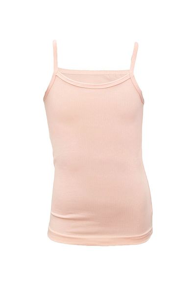 Onurel 5-Piece Girl's Colorful String Strap Lycra Plain Patternless Undershirt