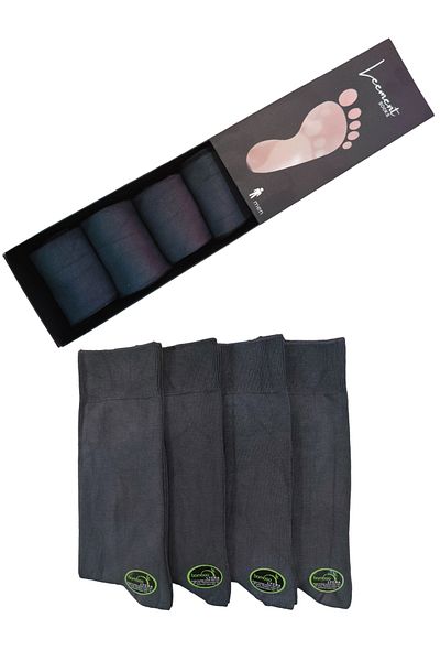 Leement socks Мъжки зимни бамбукови безшевни чорапи 4 чифта класически