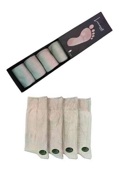Leement socks Мъжки зимни бамбукови безшевни чорапи 4 чифта класически