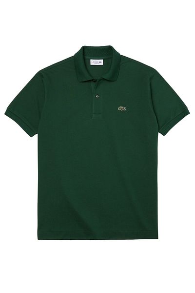 Lacoste Poloshirt Polo Kurzarmshirt aus Baumwoll-Petit-Piqué mit Logo-Stickerei