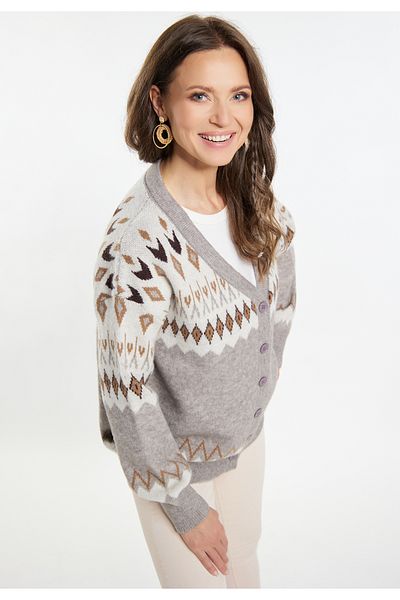 USHA FESTIVAL – Strick-Cardigan-Schläger-Design