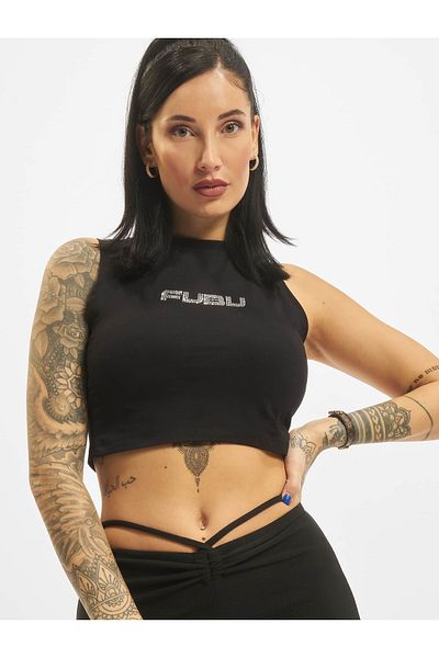 FUBU Damen FW221-036-1 FUBU Corporate Rhinestone Top