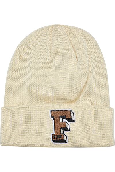 FUBU Accessoires FA224-001-2 COLLEGE BEANIE CREME/BRAUN