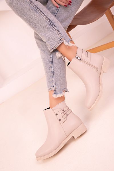 SOHO Beige Women's Boots & Booties 18367