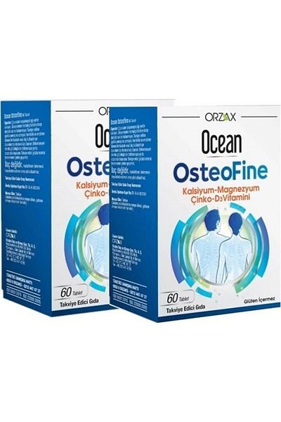 Ocean Orzax Ocean Osteofine 60 Tablet - 2 Boxes