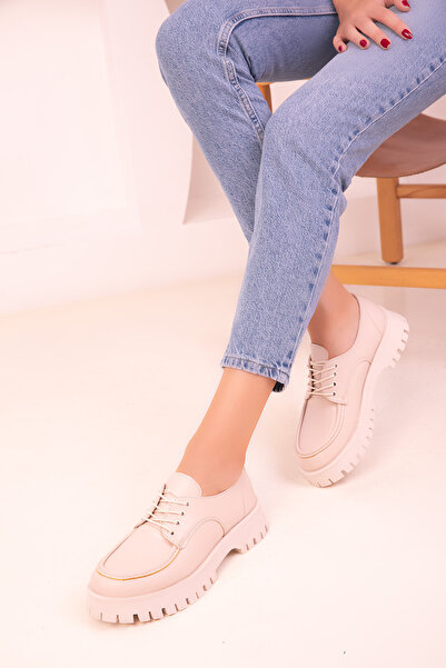 SOHO Beige Women's Casual Shoes 18381