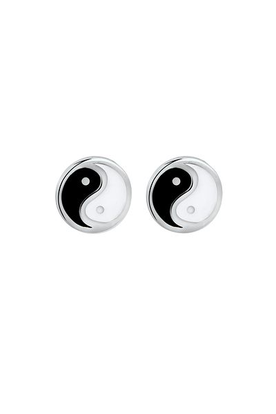 ELLI Ohrringe Yin Yang 925 Ayar Gümüş
