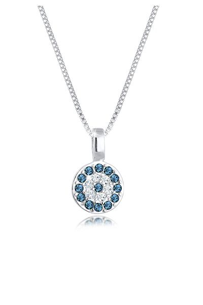 ELLI Halskette Evil Eye Crystal Basic 925 Silber