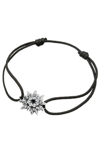 ELLI Armband Armband Edelweiß Tracht Kristalle 925 Silber