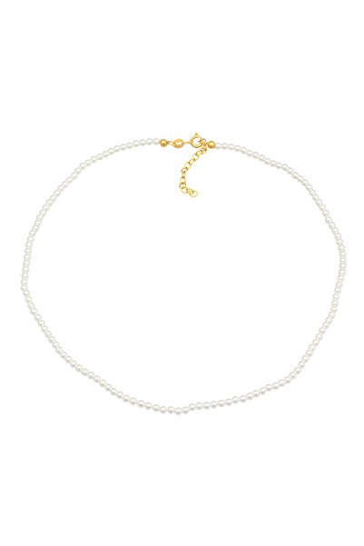 ELLI Colier Choker Trend pentru dama, cu perle de coajă din argint 925