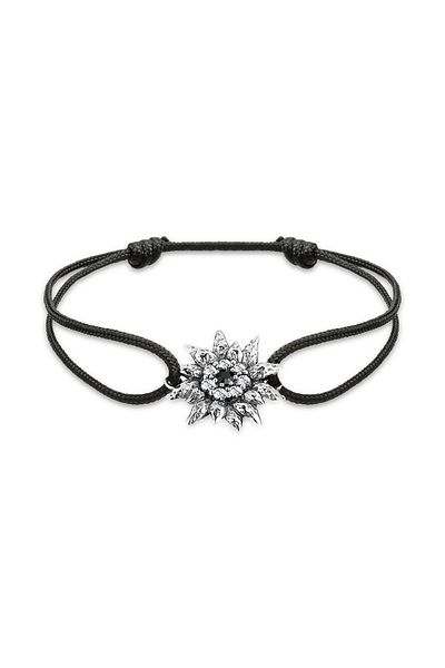 ELLI Armband Armband Edelweiß Tracht Kristalle 925 Silber