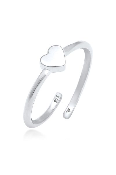 ELLI Inel Kinder din argint 925er - Herz Liebe Design