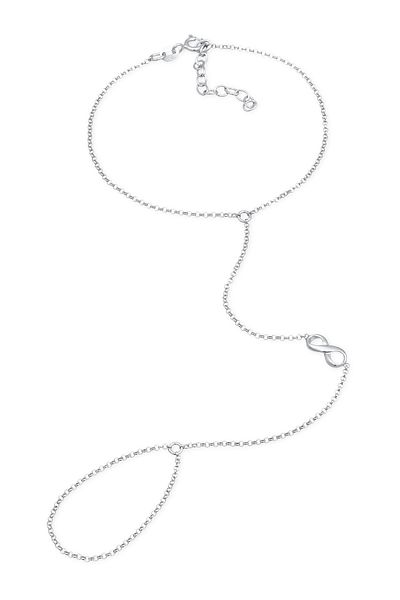ELLI Armband Handkette Infinity 925 Silber